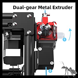 DUAL-GEAR METAL EXTRUDER