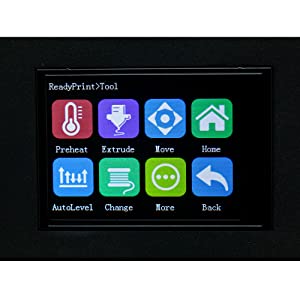 TFT Touch Screen: Full color, multi-language user friendly UI.