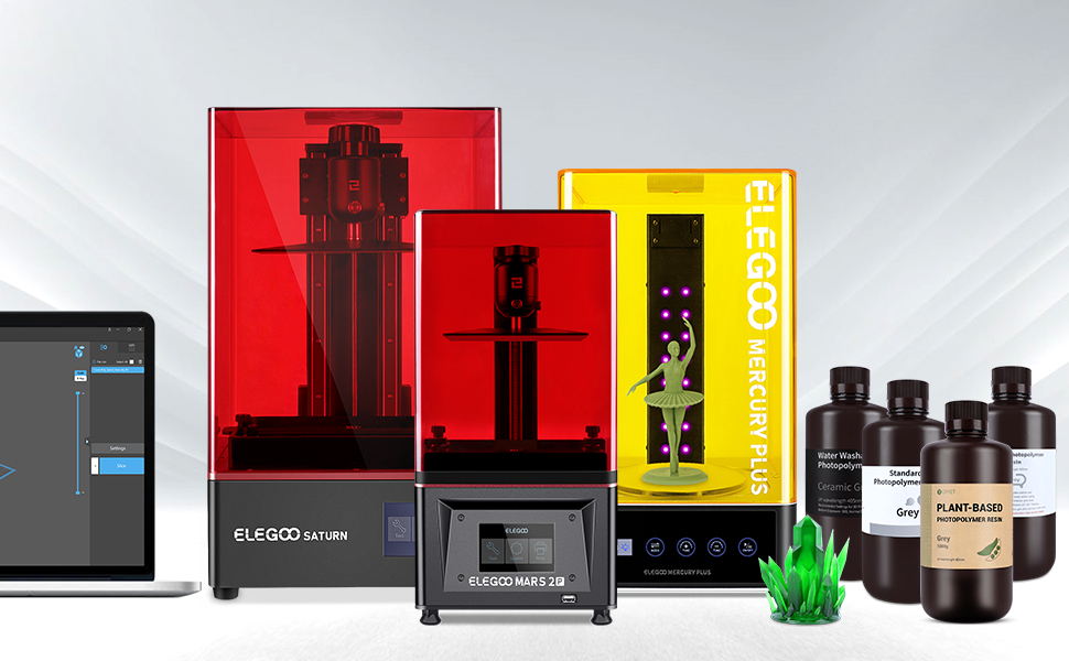 you can buy all you need from elegoo to start 3D printing journey