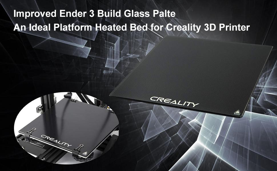 Improved Ender 3 Build Glass Plate