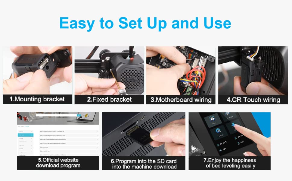 creality cr touch bl touch 3d touch bed leveling sensor