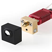 creality ender 3 hotend heat sink heat break nozzle bowden tube coupler sock