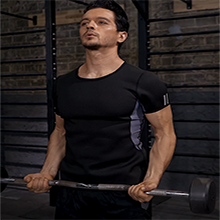 Hot sweat vest slimming sauna shirt body shaper for men Neoprene sweat sauna suit body vest
