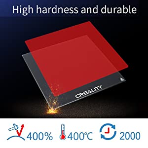 Sturdy and Durable, no worry of aluminum heat bed deformation, no need of frequent replacement.