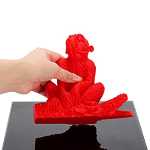 After printing is completed, remove mold just with hand, no need of other tools such as shovel.