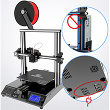 GEEETECH A20 3D PRINTER Intergrated Structure Design