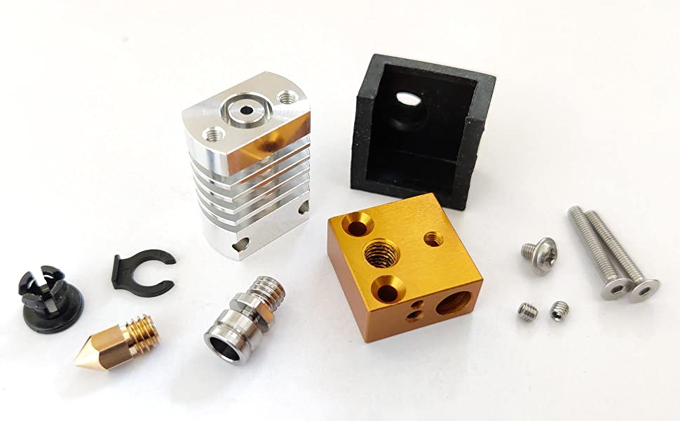 heat block heatsink heat break screw nozzle coupler collet