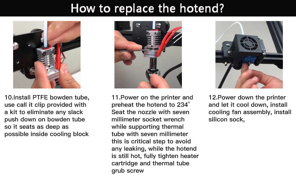 Process of Replacing the Heating Kit