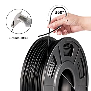 black pla filament