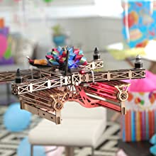 Plywood drone printed on a Glowforge