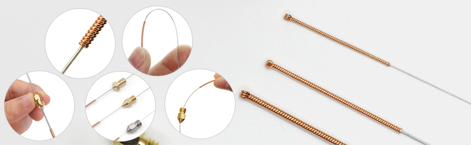 MK8 3D Printer Nozzles, Needles, Brass & Stainless Extruder Nozzles, MK8 Nozzles