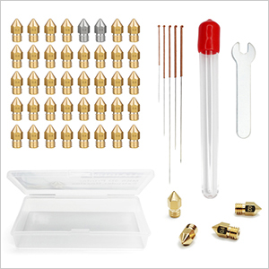 3D Printer Nozzles, Brass & Stainless Extruder Nozzles, Mk8 Nozzles