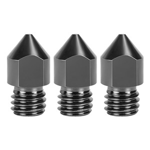 Hardened Steel Nozzles MK8 Extruder Nozzles 3D Printer Hardened Tool Steel 2pcs 0.4mm 1pcs 0.6mm 