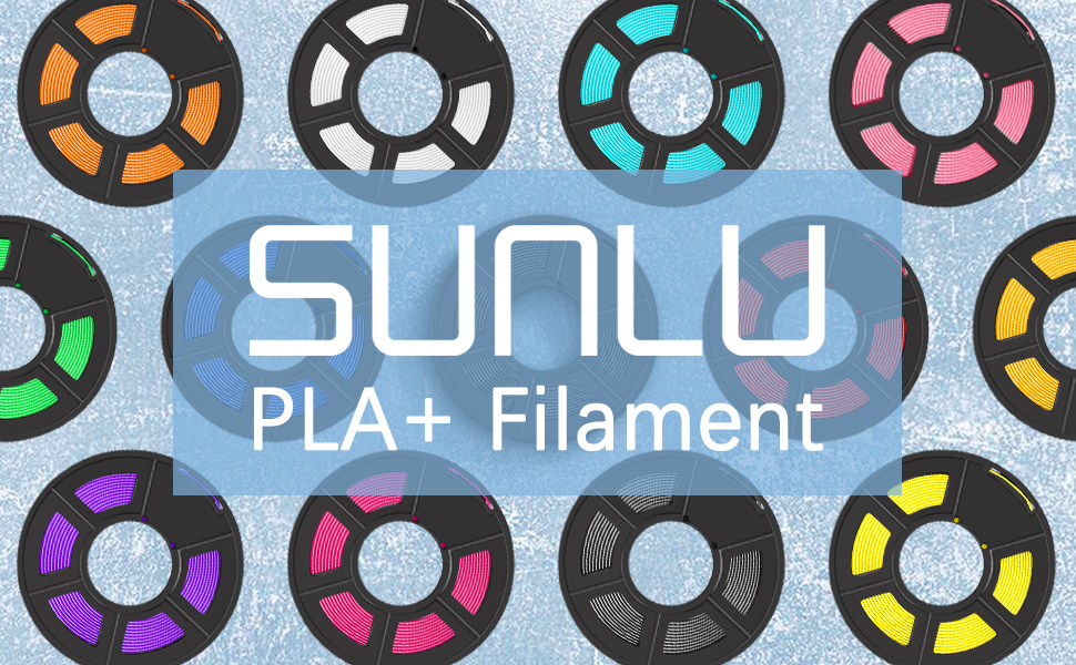 PLA 3D Printer Filament 1.75mm SUNLU PLA Filament PRO 1 kg Spool 1.75 PLA PLUS Black White Grey Blue