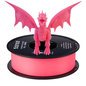 pink 3d printer plafilament
