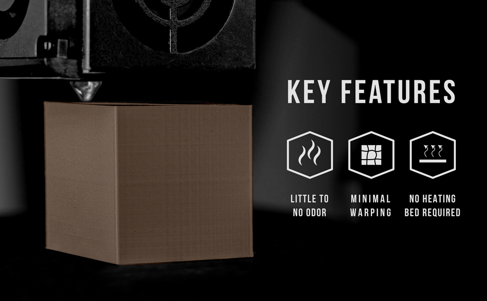 abs key features include strong and durable, easy to use and higher temperature resistance than pla