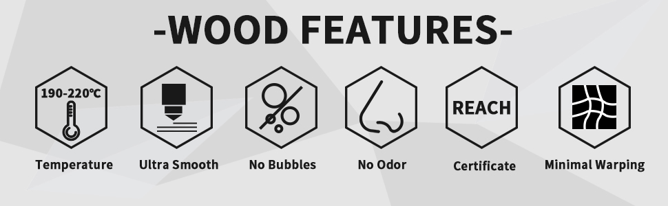 pla filament 3d printer filament wood filament