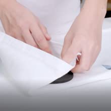 turn over the other side of the cloth 