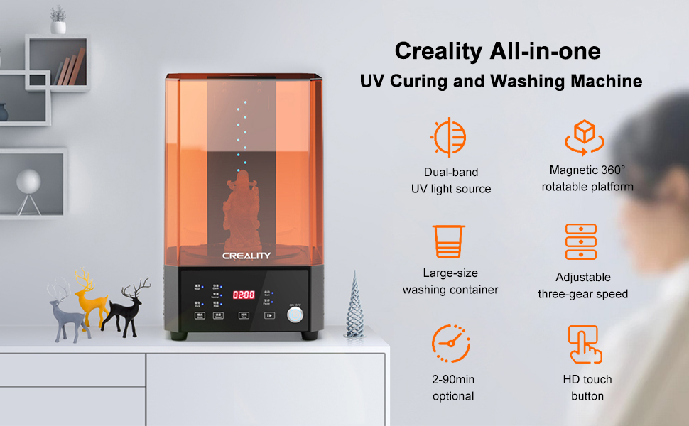 Creality UW-01 2 in 1 Washing and Curing Machine