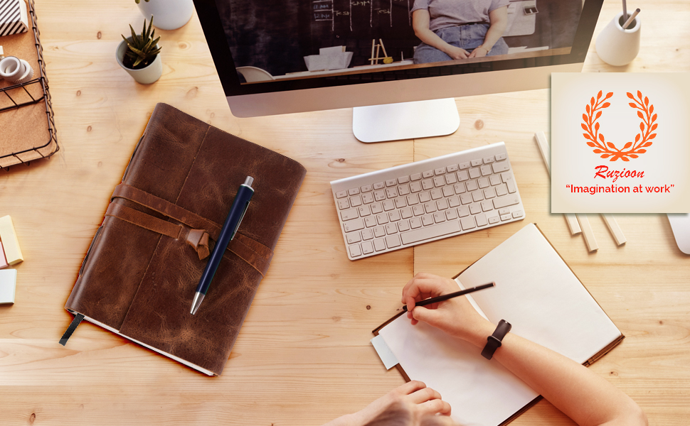 Ruzioon Leather Journal SPN-DCON