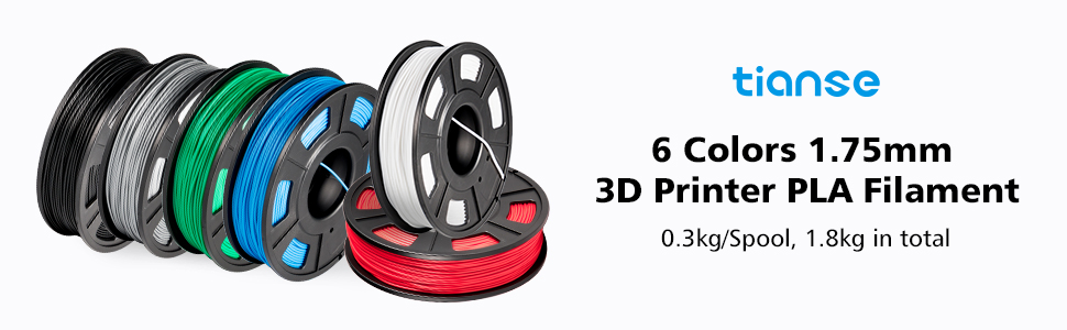 6 color pla filament 1.75mm