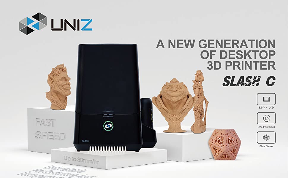 SlashC resin printer 4K 8.9'' screen 3D printer