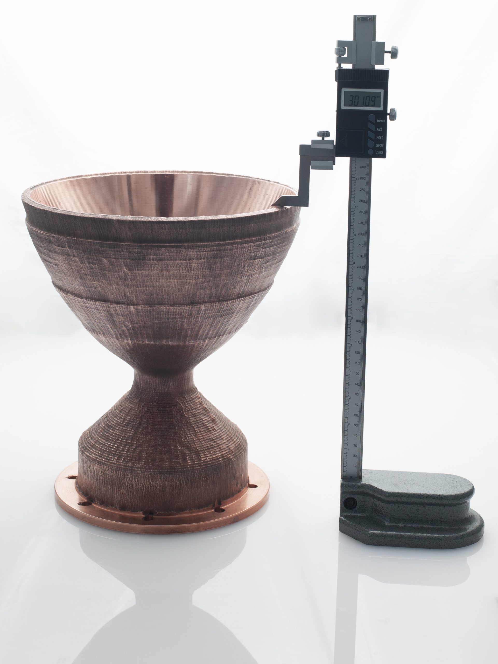 SPEE3D 3D printed a copper rocket nozzle lining in just three hours SPEE3D 3D printed a copper rocket nozzle lining in just three hours