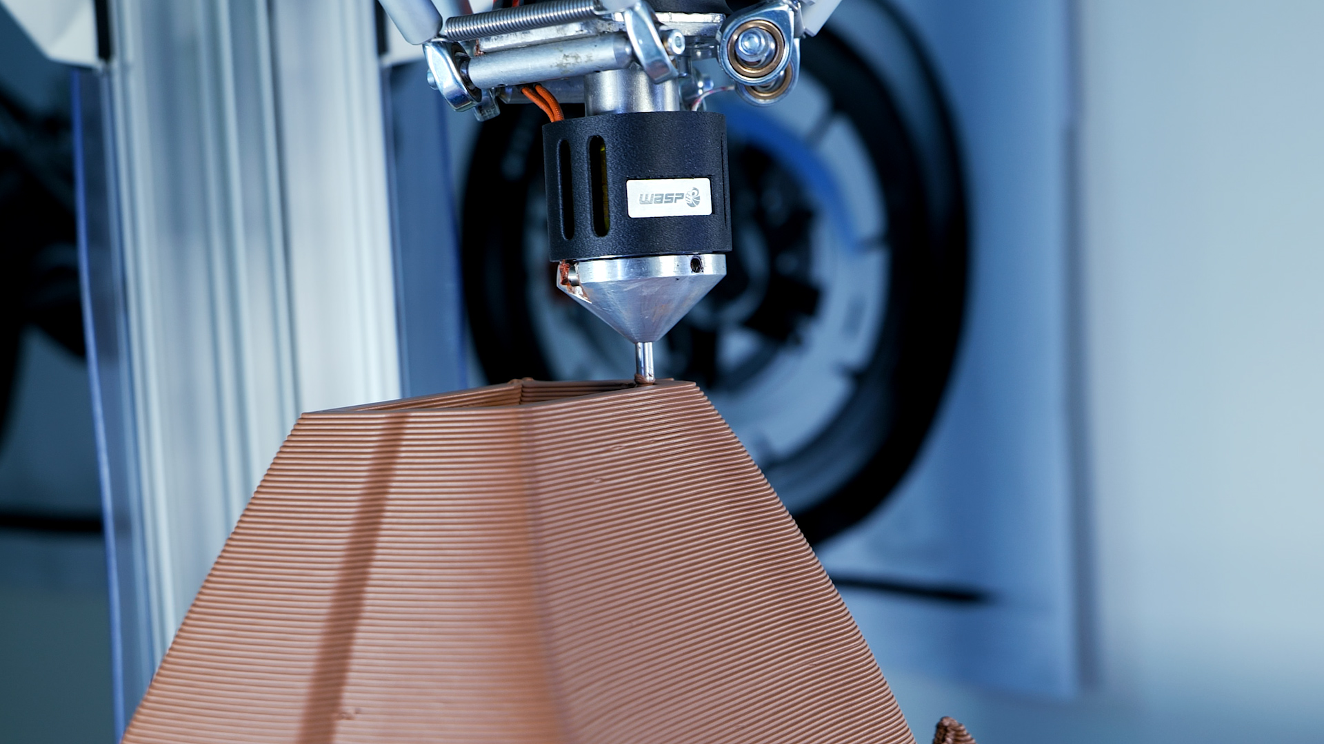 WASP's LDM 3D printing process