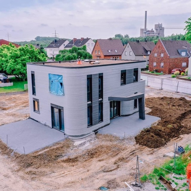 Germany's first 3D printed three-story apartment is about to be completed 
