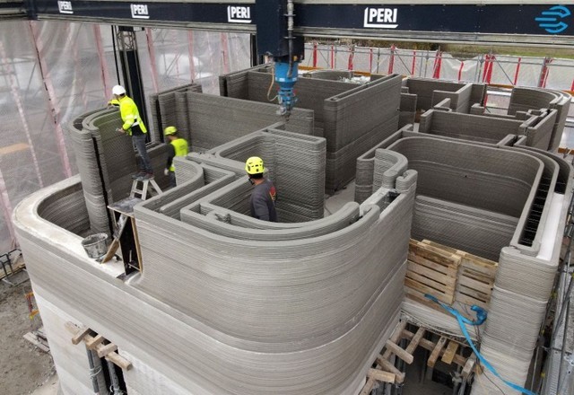 Germany's first 3D printed three-story apartment is about to be completed 
