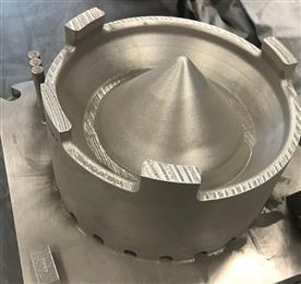 Cobalt-chromium oil pan cover for additive manufacturing of F110 engine