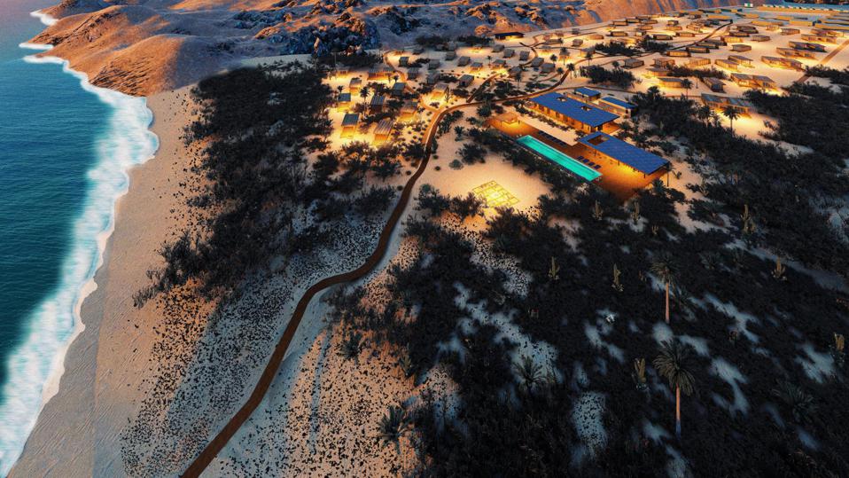 Aerial view of Habitat Todos Santos