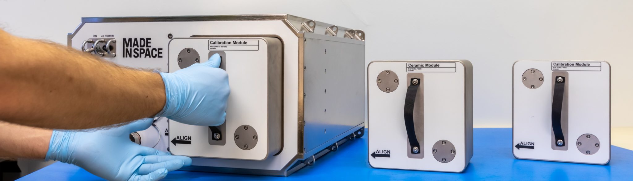 Ceramic manufacturing module made in space