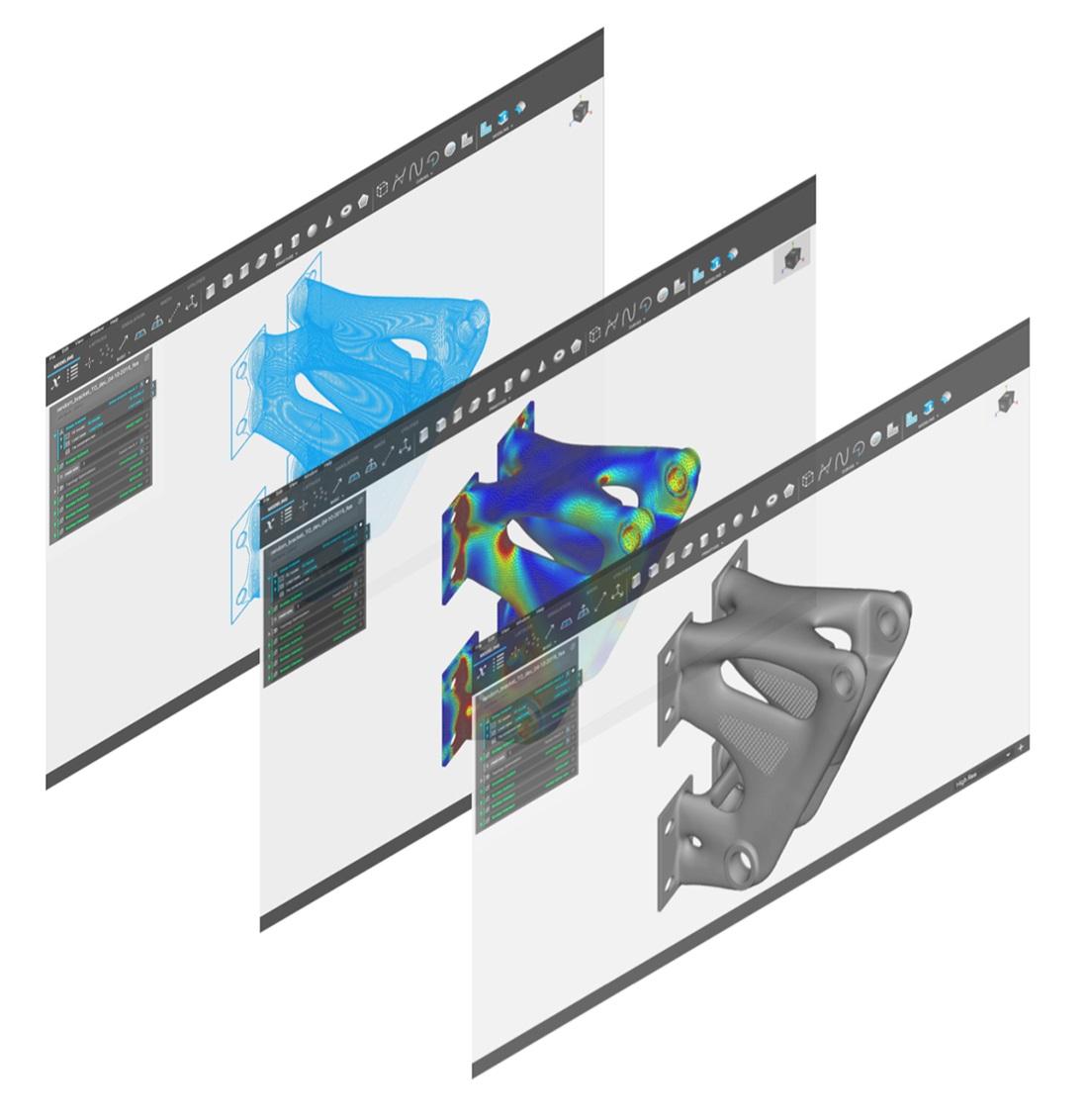 Aerospace mounts optimized with nTopology software Aerospace mounts optimized with nTopology software