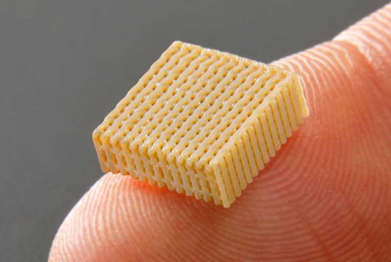 3D printed Victrex PEEK sample made with Bond 3D technology 3D printed Victrex PEEK sample made with Bond 3D technology