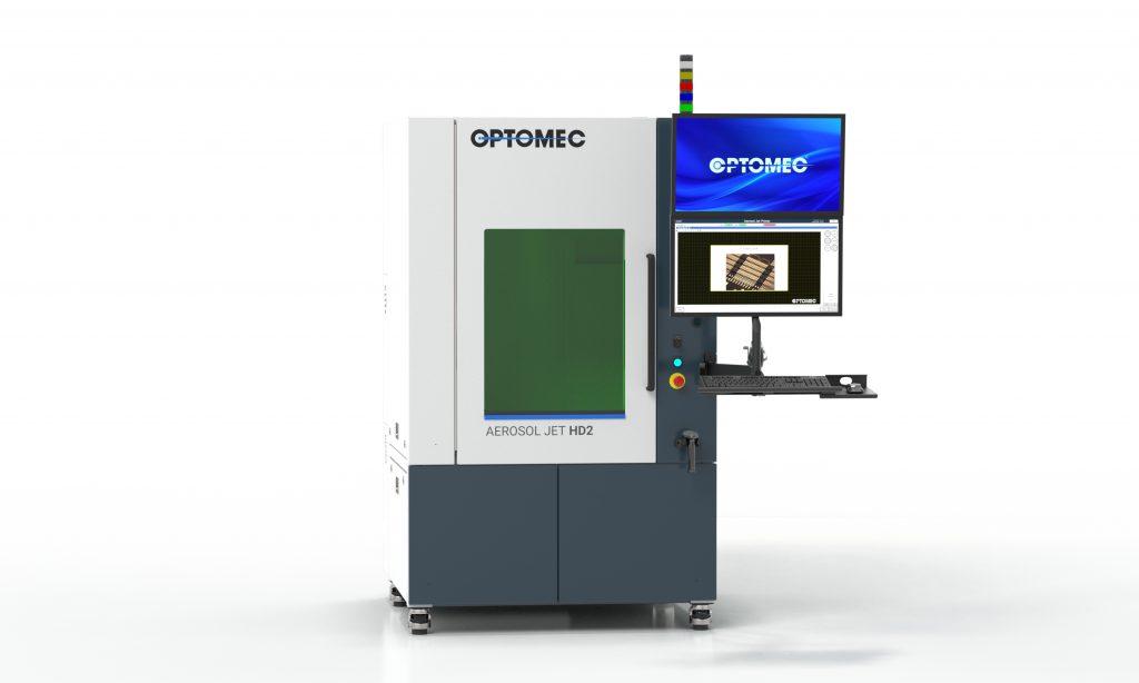 Optomec has prequalified its new HD2 electronic 3D printer to implement its antenna interconnect solution Optomec has prequalified its new HD2 electronic 3D printer to implement its antenna interconnect solution