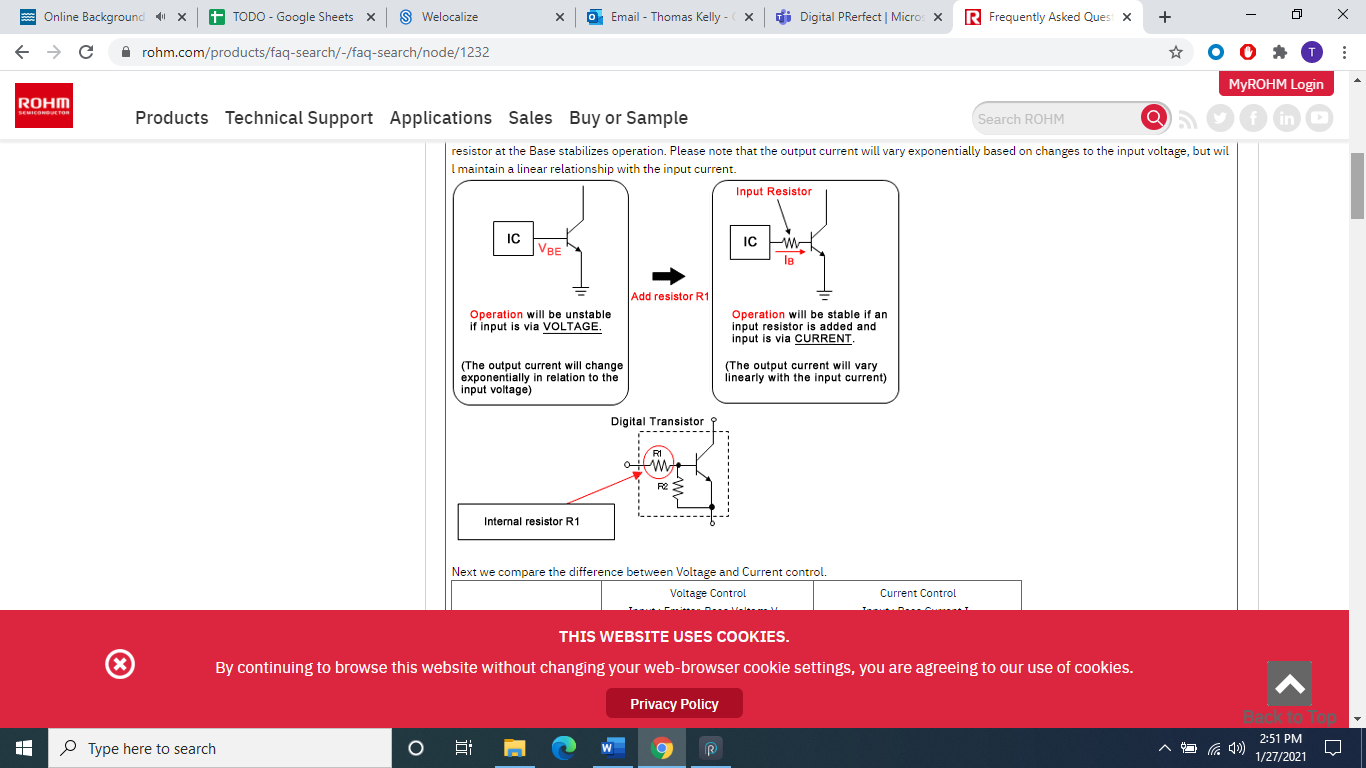 Reducing Component Count Using Digital Transistors: The First Steps to Making Simple Circuits