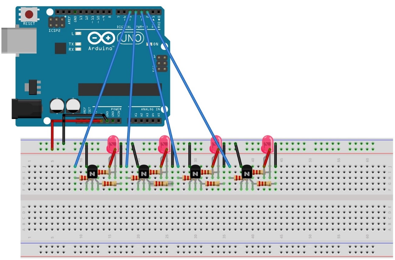 Reducing Component Count Using Digital Transistors: The First Steps to Making Simple Circuits