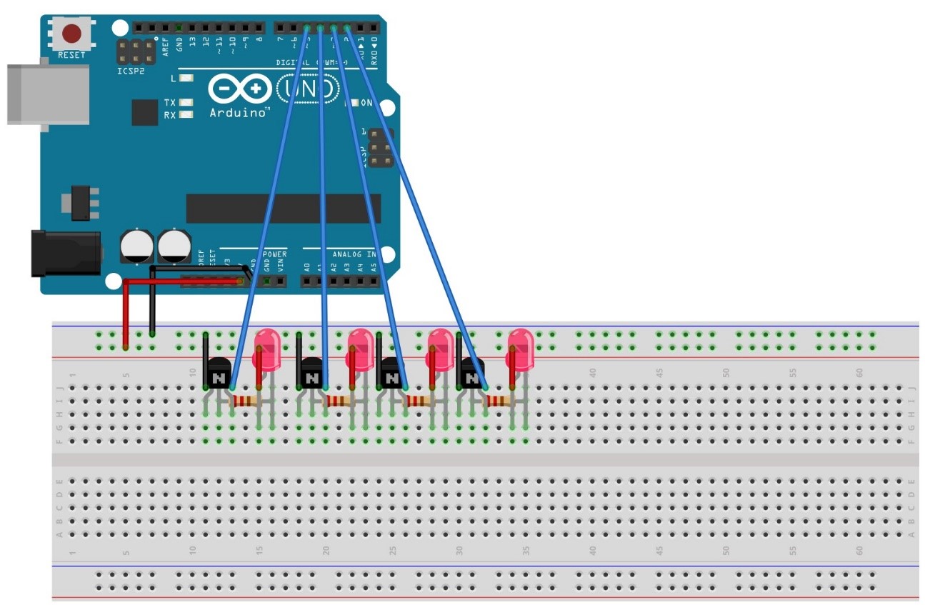Reducing Component Count Using Digital Transistors: The First Steps to Making Simple Circuits