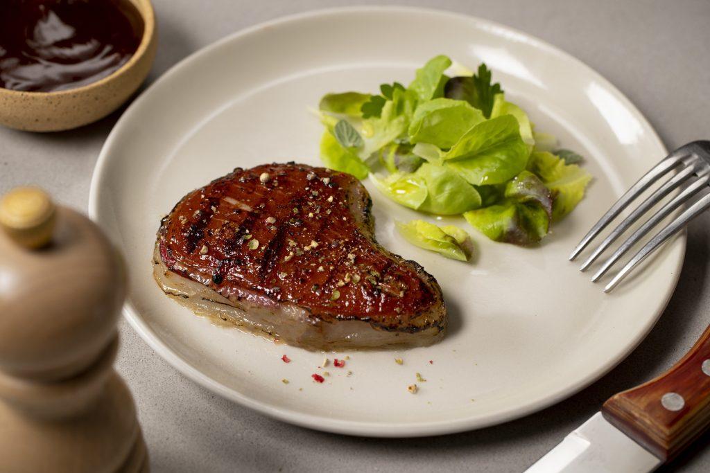 MeaTech 3D printed 3.67 oz cultivated steak